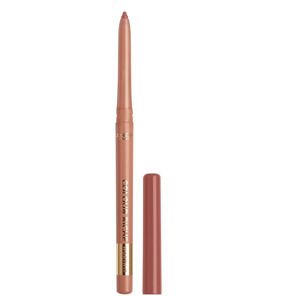 L'Oreal Colour Riche Lip Liner Worth It Pinky Nude Omega 3 Creamy Pencil 0.01